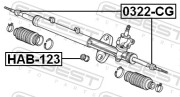 Тяга рулевая HONDA ACCORD CF3/CF4/CF5/CL1/CL3 1998-2002