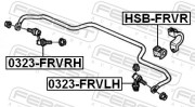 0323FRVRH тяга стабилизатора заднего правая Honda FRV BE1 1.7i 04