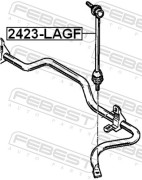 2423LAGF тяга стабилизатора переднего Renault Laguna/Safran all 00