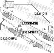 Тяга рулевая LAND ROVER DISCOVERY III 05-09