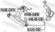 HBJB-GE пыльник шаровой опоры Honda Jazz 09-13