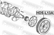 Шкив коленчатого вала HONDA FIT ALMAS GD1 2002-2008 [JP]