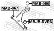 пыльник на шаровую рычага MR316350 A18