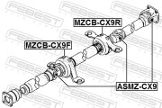 Подшипник подвесной карданного вала MAZDA CX-9 TB