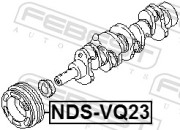 ШКИВ КОЛЕНВАЛА VQ23DE/VQ35DE