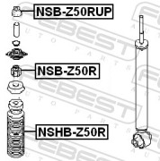 Пыльник амортизатора заднего NISSAN Murano (Z50)