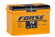 Аккумулятор FORSE 74Ач 760А прямая/п.
