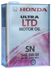 Моторное масло HONDA Ultra LTD-SN 5W-30 синтетика 4л