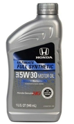 Моторное масло HONDA ULTIMATE 5W-30 синтетика 0.946л