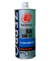 Моторное масло IDEMITSU 5W-30 ZEPRO TOURING API SN ILSAC GF-5 SYNTHETIC синтетика 1л