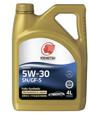 Моторное масло IDEMITSU 5W-30 IDEMITSU SN/GF-5 FULLY-SYNTHETIC синтетика 4л