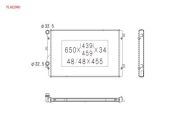 Радиатор охлаждения двигателя, VAG A3 / Octavia / Golf V Models M/A 02/03-, Бачки пластиковые, Соты паяные алюминиевые 650x439x34