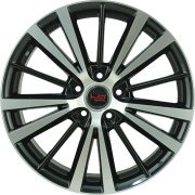 Диск литой LEGEARTIS 8x18R 5/114,3 Антрацитовый с полированной лицевой поверхностью