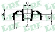 Барабан тормозной RENAULT LOGAN/CLIO/MEGANE (d=203mm)