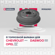 Тормозной барабан задн. Chevrolet Lanos 05- Daewoo Espero 93- / Nubira 97- Opel Astra F, G 91- (M1900901)