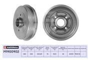 Тормозной барабан задн. Renault Clio II 98- / Logan I 04- / Megane I 95- / Sandero I 09- / Twingo I 93- (M1900902)