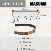 Ремень ручейковый MASUMA 4PK-1125