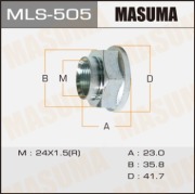 Гайка ШРУСа MASUMA 24x1,5x23/ 36