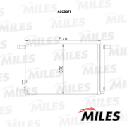 Конденсер VAG A3/OCTAVIA/G VII/ 1.2T-2.0T/1.6TD-2.0TD 12-