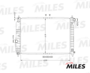 Радиатор CHEVROLET AVEO 1.2/1.4 M/T 06-