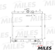 Радиатор NISSAN MICRA / NOTE 1.0-1.6 A/T 03-/06-