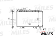 Радиатор NISSAN MAXIMA 2.0/3.0 99-