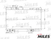 Радиатор NISSAN ALMERA CLASSIC 1.6 A/T 05-