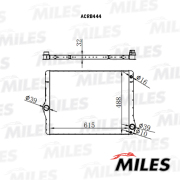 Радиатор BMW F01-F04/F10 3.0 A/T (паяный) 08-