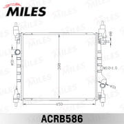 Радиатор (паяный) CHEVROLET SPARK 1.2 M/T 10- ACRB586