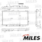 Радиатор KIA SPECTRA/SHUMA 1.5-1.8 A/T (мех. Сборка) 96-07