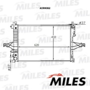 Радиатор VOLVO S60 2.0-2.5 / S80 2.0-2.9 / XC70 2.4-2.5 A/T(мех. Сборка) 98-