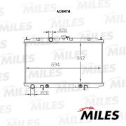 Радиатор NISSAN ALMERA/PRIMERA 1.5-1.8 A/T (мех. Сборка) 00-