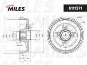 Барабан тормозной NISSAN NOTE 06-/MICRA 03-