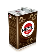 Моторное масло MITASU GOLD синтетика 4л