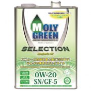 Моторное масло MOLYGREEN SELECTION 0W-20 синтетика 4л
