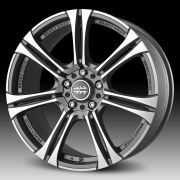 Диск литой MOMO 8x18R 5/114,3 Matt Antrac.-Polished