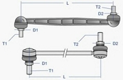 Тяга стабилизатора CITROEN/MITSUBISHI/PEUGEOT C-Crosser/Lancer,Lancer