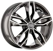 Диск литой MSW 8x18R 5/114,3 Grey Full Polished