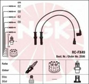 Провода высоковольтные комплект SUBARU Impreza (RC-FX49)