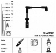 Провода высоковольтные Alfa Romeo AR 1.4-2.0 TS 16V комплект 4 шт