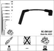 Провода зажигания (к-т) RC-DW1207