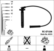 Провода зажигания (к-т) RC-EF1206