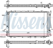 Радиатор AUDI A100 / A6 1.8-2.3/2.4/2.5D 91-98