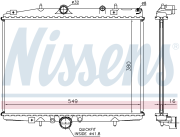 Радиатор охлаждения двигателя CITROEN C5 95-05 1.8/2.0D