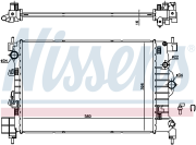 Радиатор CHEVROLET AVEO (T300) MT 1.6 61697