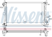 Радиатор основной FORD Focus I 2.0L/1.8TDI /596x349x26mm NISSENS 62073A