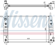 Радиатор FORD MONDEO 1.6-2.0 93-01