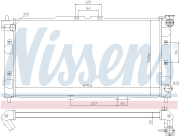 Радиатор MAZDA 323 F (BA) 1.5/1.8 MT 94-98 62382A