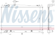 Радиатор основной NISSENS 62463A