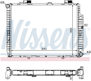 Радиатор MERCEDES W210 E270CDI, E320CDI 62598A